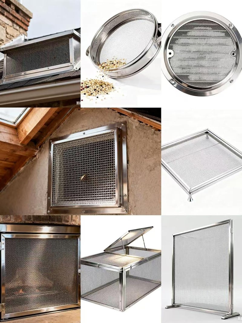 MSJSZP 30 Mesh Stainless Steel Mesh Screen - 30cm×100cm Rodent Proof Wire Mesh, Rust-Resistant Metal Mesh for Vent/Pipe/Wall Gap Sealing, Pest Control Barrier for Home Kitchen Garage - Image 5